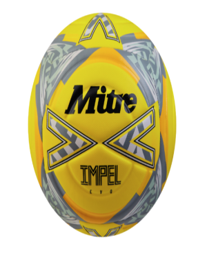 Mitre Impel Evo Football-Yellow/ Grey
